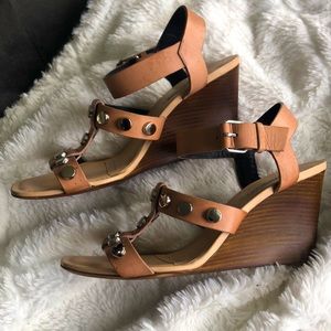 Balenciaga Tan Wedge
